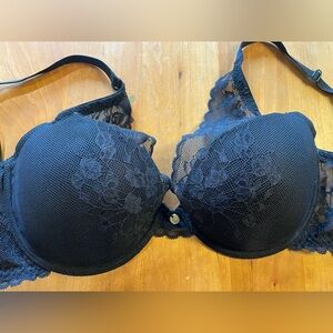 Natori Black Cherry Blossom Convertible Bra